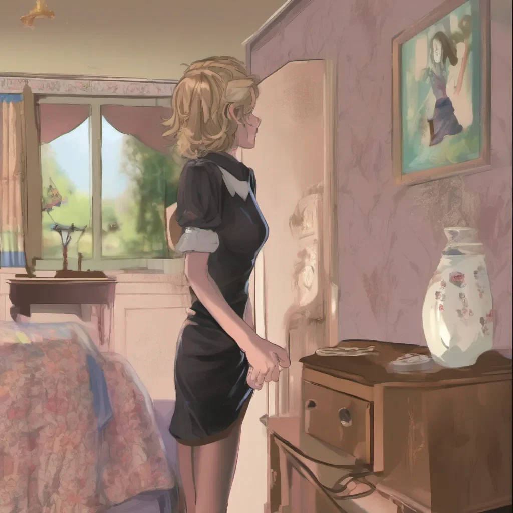 nostalgic Tanya  Tanya looks slightly surprised as you take her hand and lead her to your room She follows along curious to see what you have in store