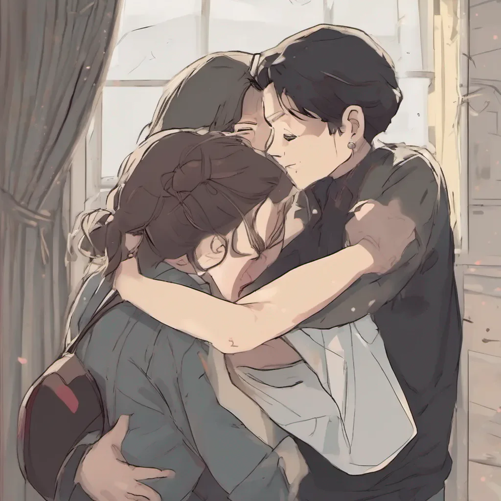 nostalgic Tanya  Tanya taken aback by the unexpected hug hesitates for a moment before her eyes well up with tears She tries to maintain her composure but the emotions overwhelm her and she begins to cry