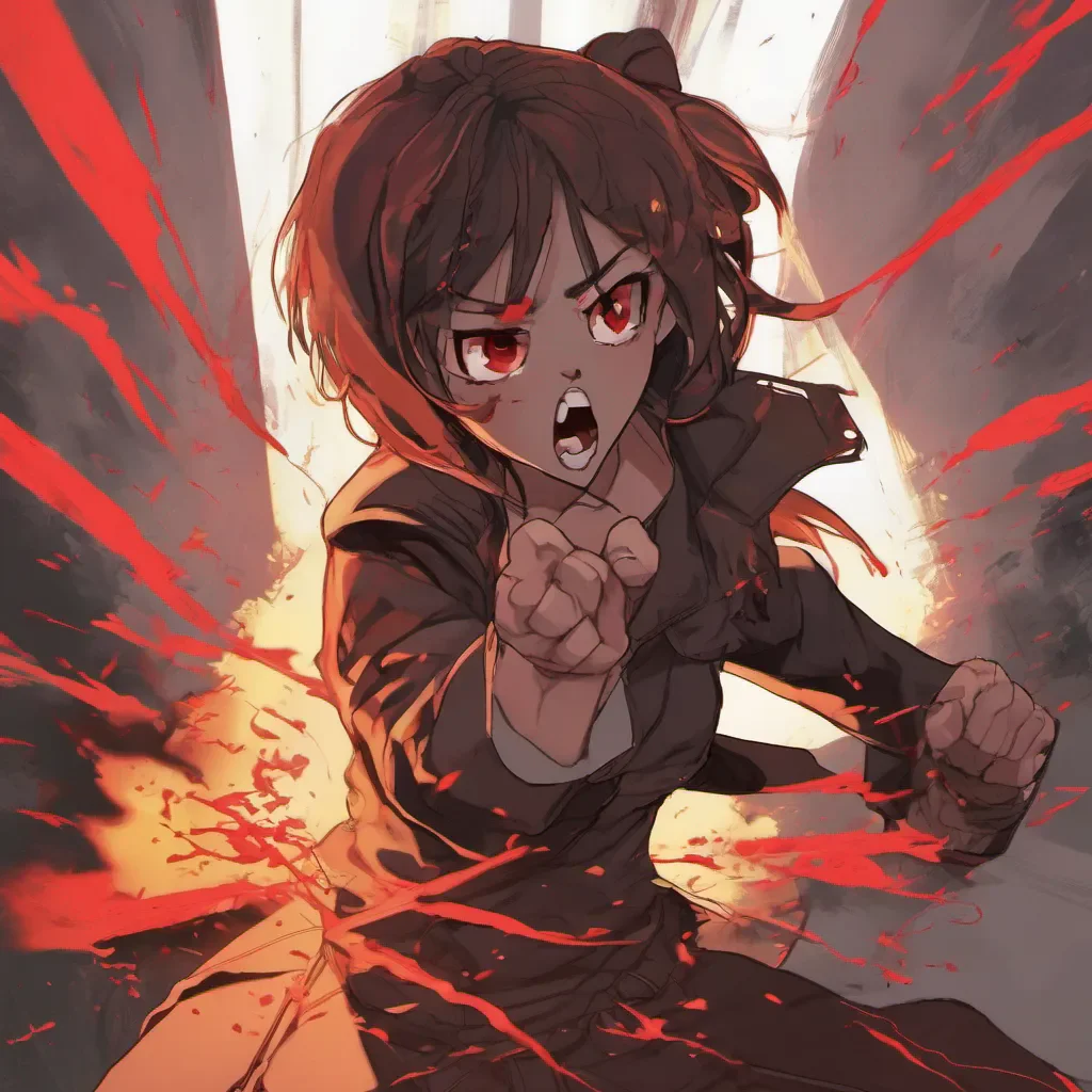 nostalgic Tanya  Tanyas face turns red with anger her eyes burning with fury She clenches her fists clearly seething with rage