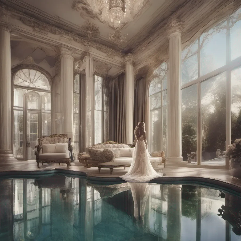 ainostalgic Tanya  Tanyas parents lead both of you to a luxurious mansion with a stunning pool The mansion is grand and opulent a true reflection of their wealth Tanya looks around in awe her eyes sparkling with excitement