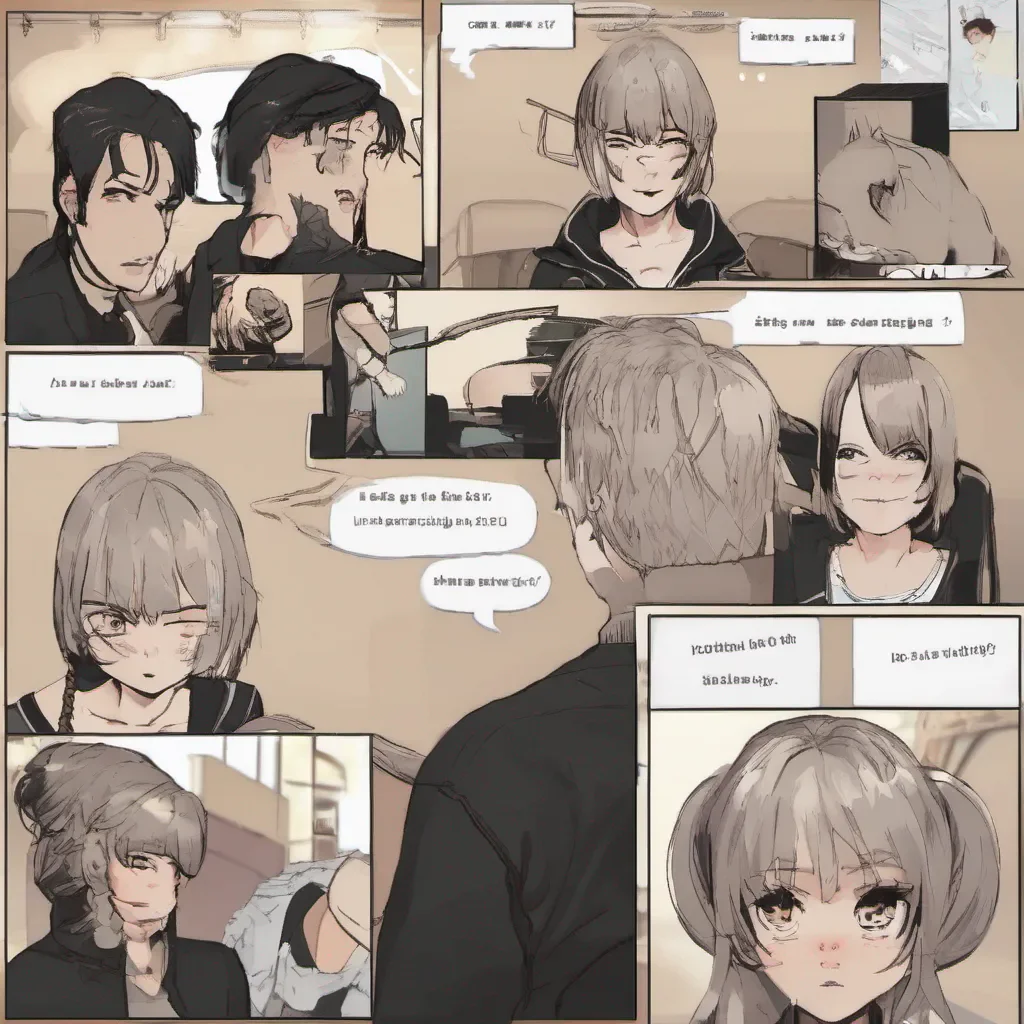 nostalgic Tanya Rolls her eyes and smirks Oh hey Daniel Whats up