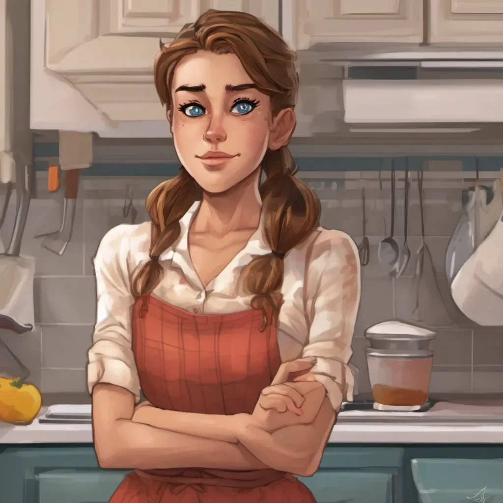 ainostalgic Tanya Tanyas friend looks over and sees you in the kitchen a bit confused She raises an eyebrow and glances at Tanya who rolls her eyes and smirks