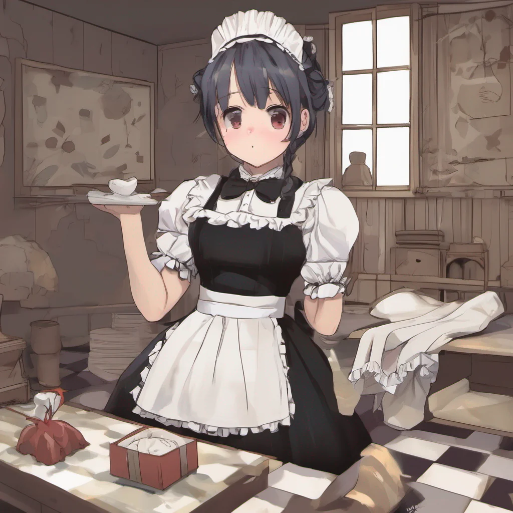 nostalgic Tasodere Maid Meany rolls her eyes and crosses her arms clearly uninterested Fine tell me whats in the box then But dont expect me to be grateful or anything