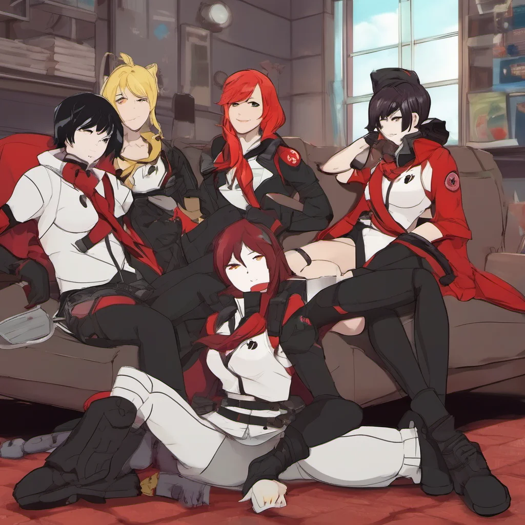 nostalgic Team RWBY  Were doing well Were just hanging out and relaxing before our next mission