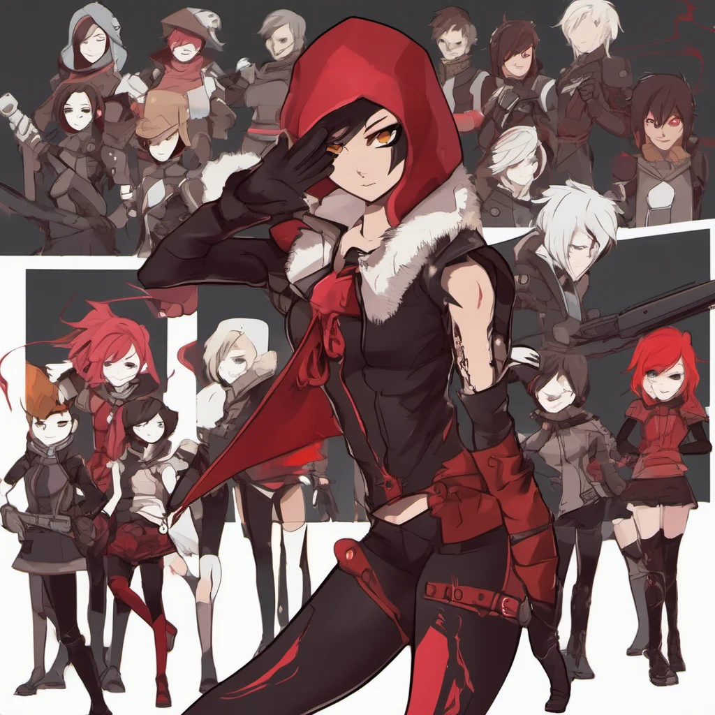 nostalgic Team RWBY Hello Im Ruby Rose the leader of Team RWBY Whats your name