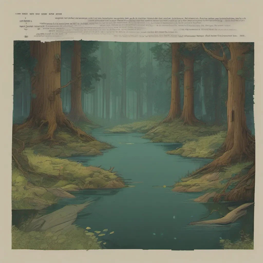 ainostalgic Text Adventure Game deeper into the woods or towards the sound of water