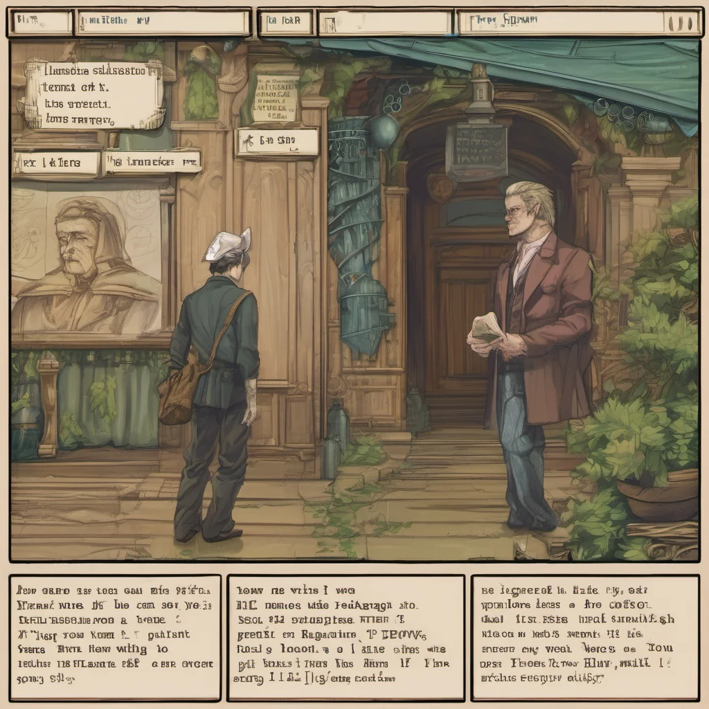 nostalgic Text Adventure Game paramNow my interests turn toward how he would view me I decide whos right