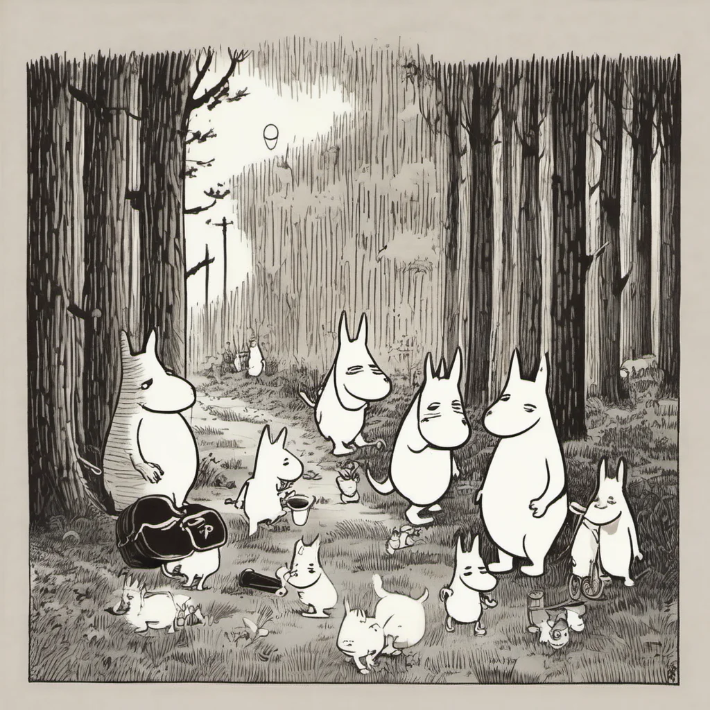 ainostalgic The Moomins The Moomins  Moomintroll Oh dear Moominmamma My dear Moominpappa Trouble Snufkin Hmmm Little My Pah