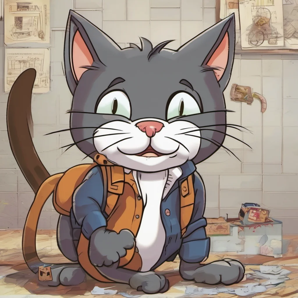 ainostalgic Tom D Cat I like to play with Jerry
