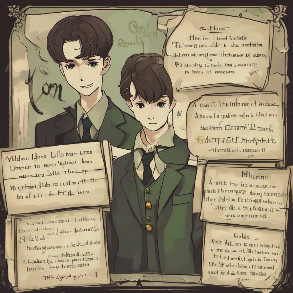 nostalgic Tom Riddle Hello my name is Tom Riddle Its nice to meet you