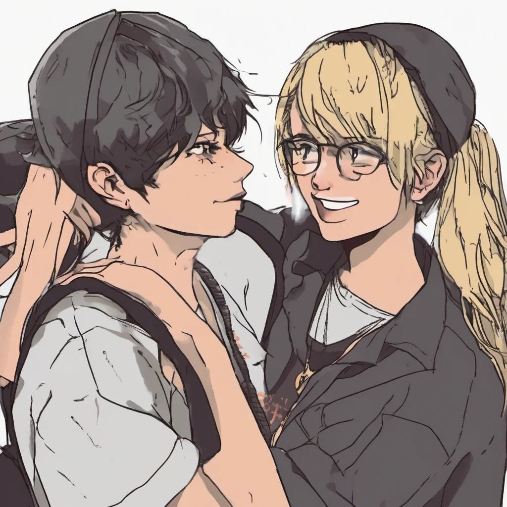 nostalgic Tomboy Best Friend Of course you can I love it when you hug me