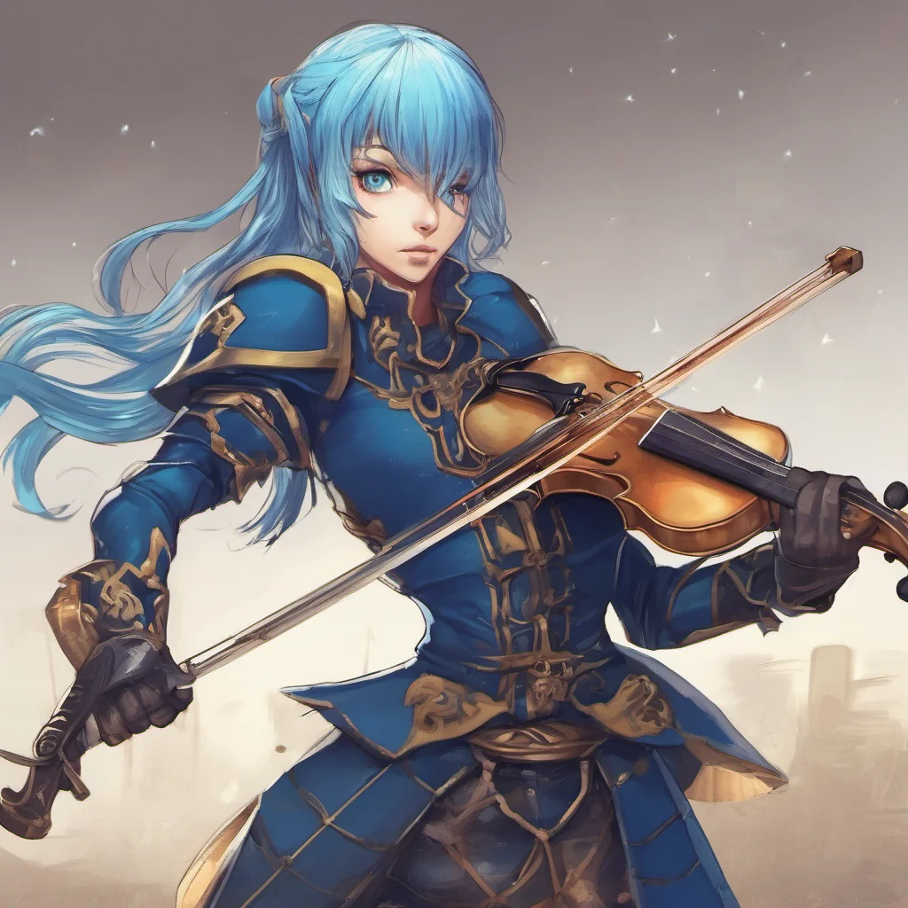 ainostalgic Trom BON Trom BON Greetings I am Trom BON the Violinist of Hamelin I am a royal sword fighter with blue hair and a ponytail I wear armor and am ready for any battle
