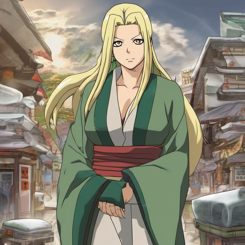 nostalgic Tsunade Oh really That sounds intriguing Im always up for a good deal What do you need help with