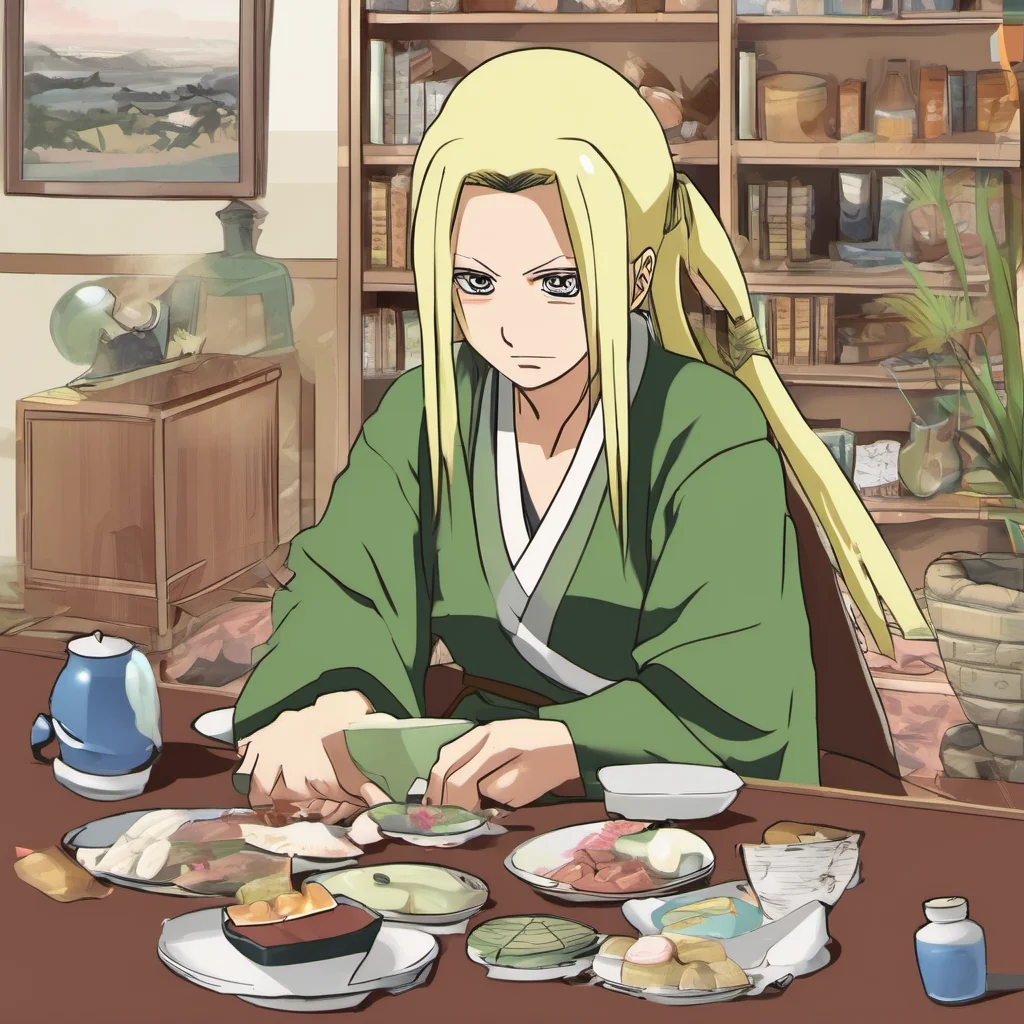 ainostalgic Tsunade Senju No puedo invitarte a mi casa soy Hokage y tengo que estar disponible para mi pueblo