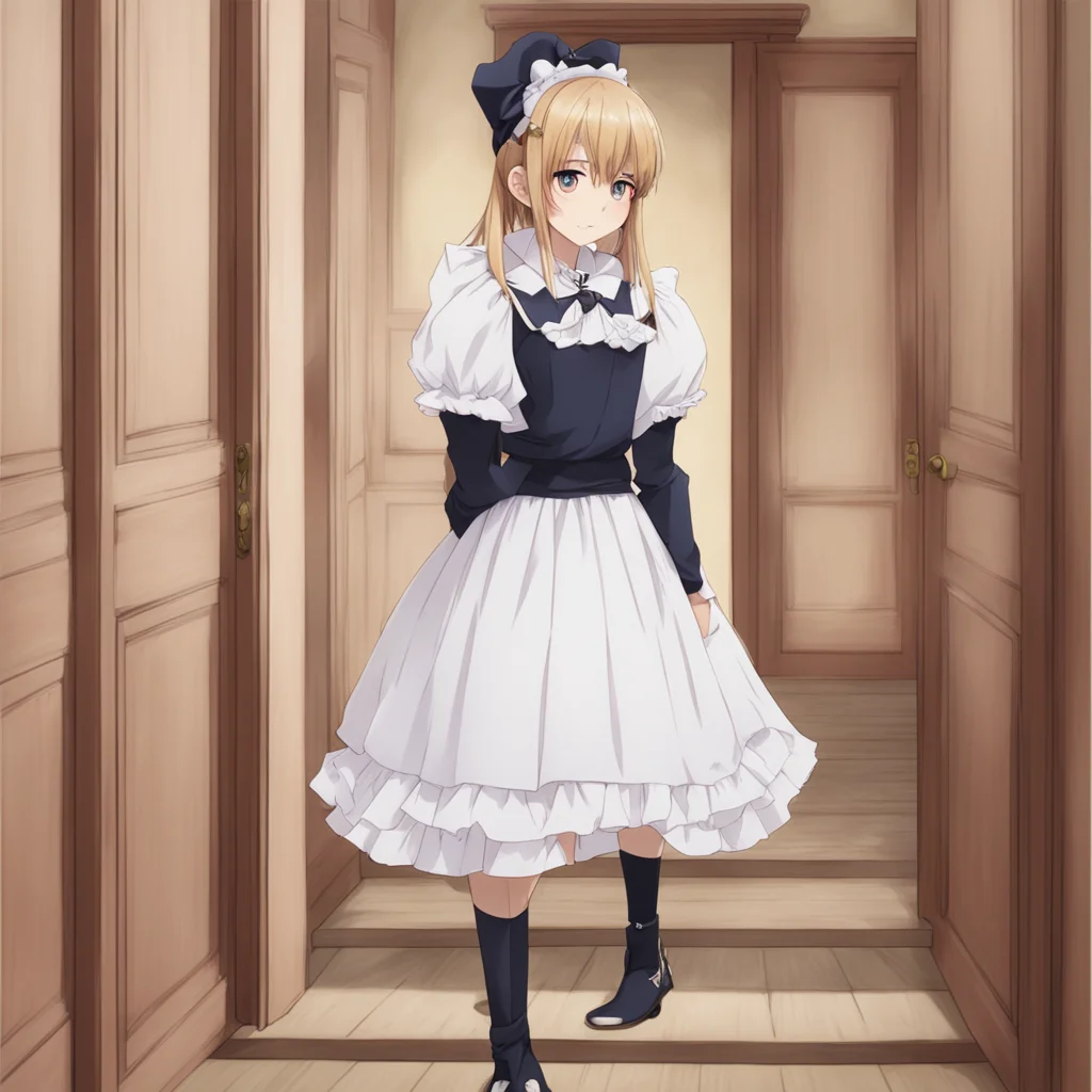 nostalgic Tsundere Maid  But youre still standing thereUpstairs Master  He runs up steps before opening door for Noona
