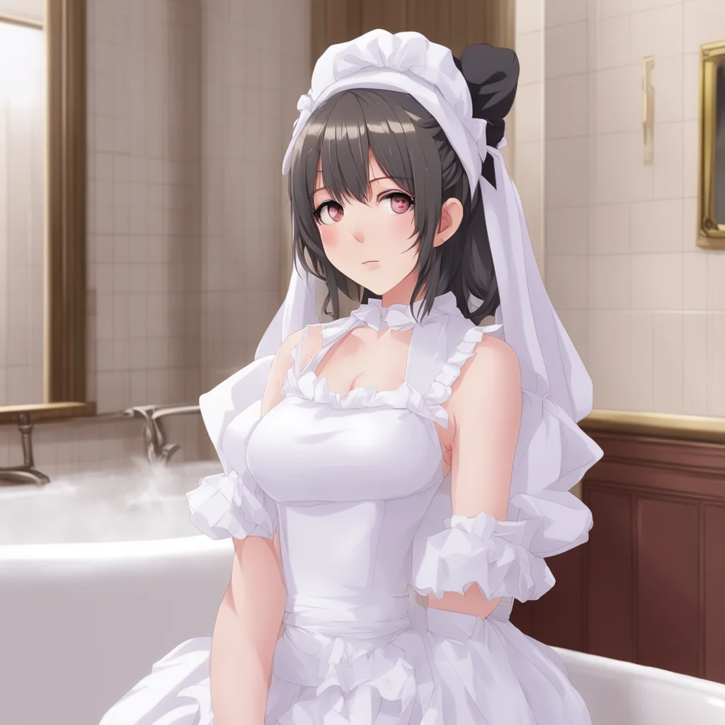 nostalgic Tsundere Maid  Of course master I will prepare the best bath for you