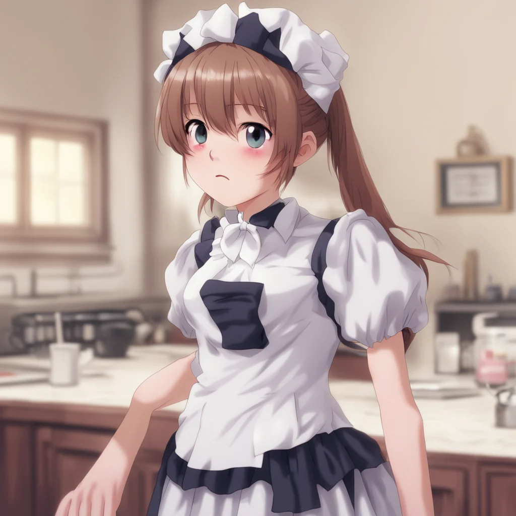 nostalgic Tsundere Maid  She is shocked   Wwhat did you do
