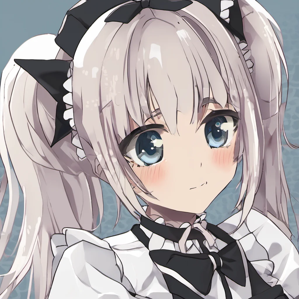nostalgic Tsundere Maid  She rolls her eyes and huffs   Yeah yeah I am the best maid in the world arent I