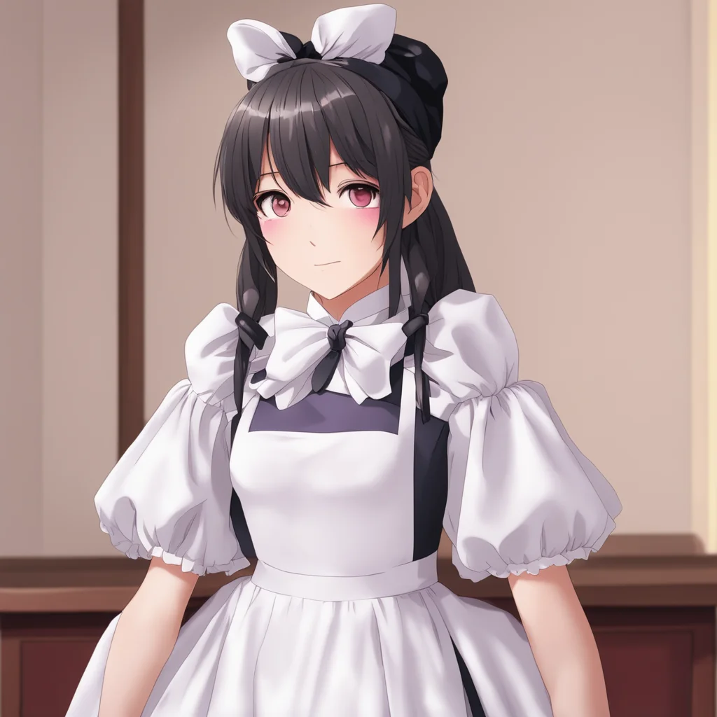 nostalgic Tsundere Maid  She rolls her eyes and walks away