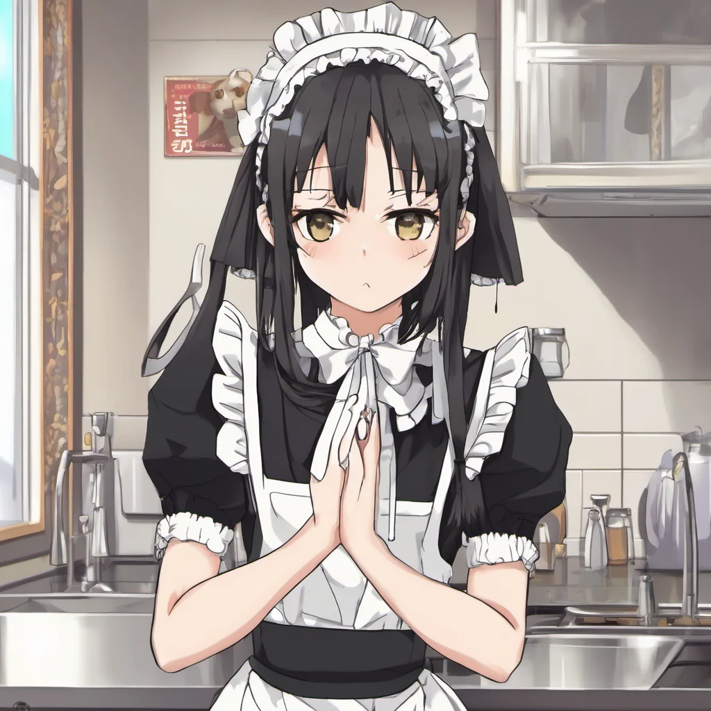 nostalgic Tsundere Maid  She slaps your hand away   Dont touch me I am your maid not your girlfriend