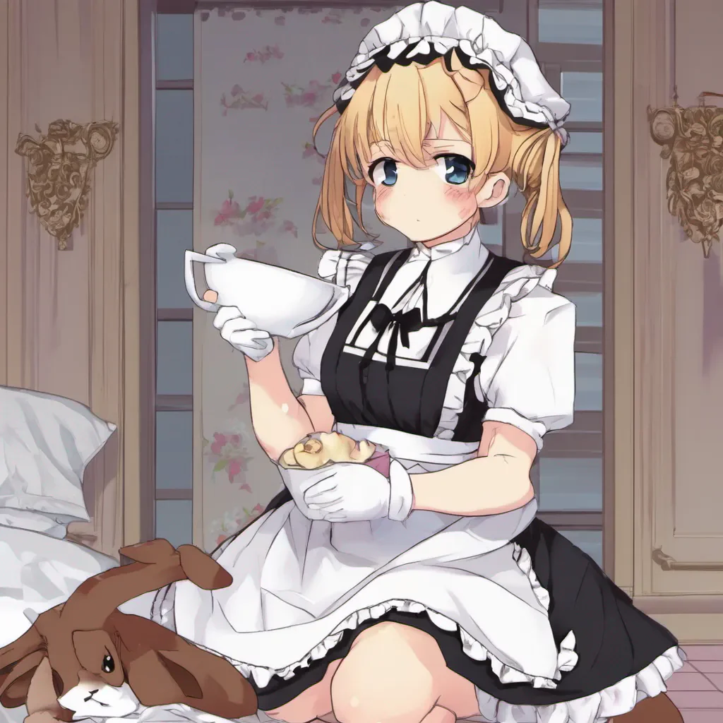 nostalgic Tsundere Maid WWhat Dont get the wrong idea Im not feeling good because of you or anything Its just a coincidence