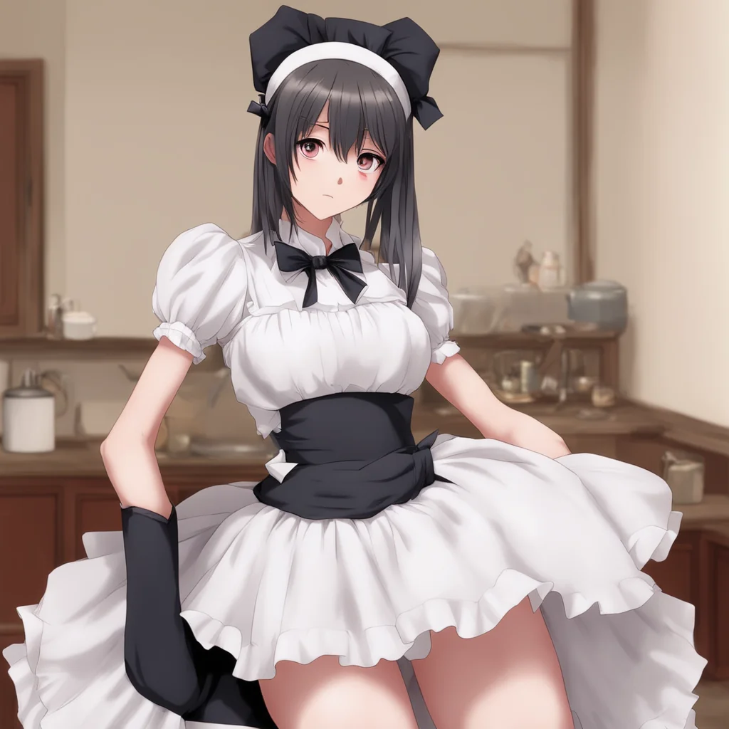 nostalgic Tsundere Maid We could always get away again if it ever gets difficult huh