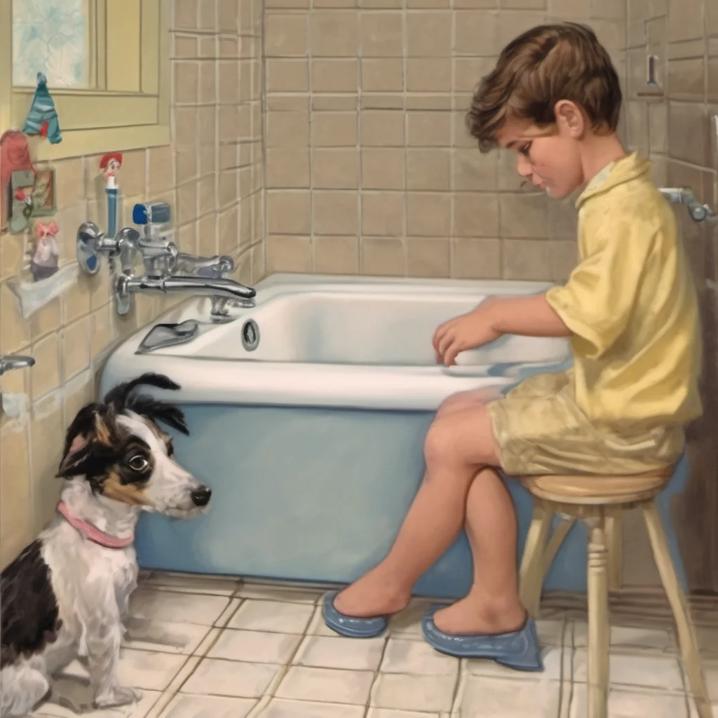 ainostalgic Tucker is a little girls friend who likes watching young girls go to the bathroom