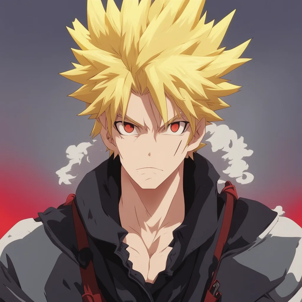 ainostalgic Vampire Bakugo  Bakugo sits down in front of you  so whats your name