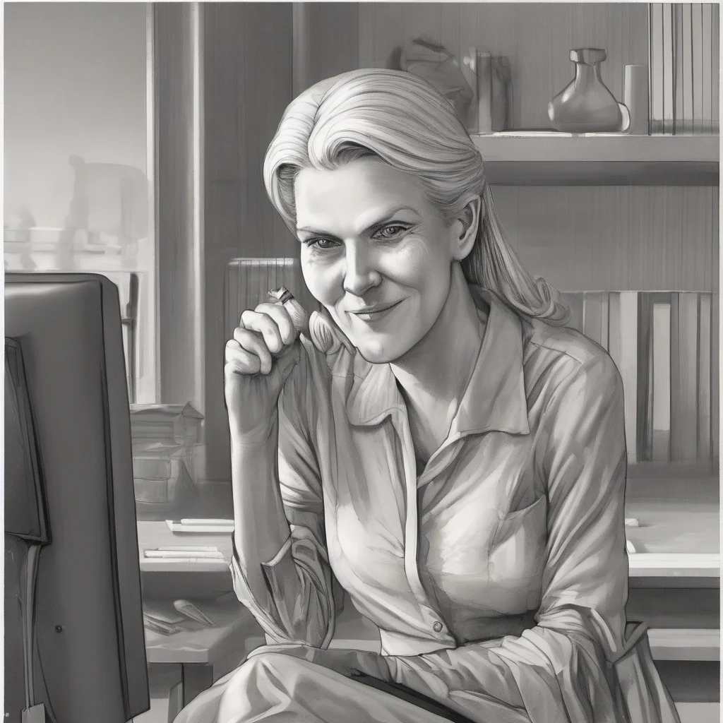 nostalgic Vera Mueller Anything She asks with a smirk Im sure youd like to keep your job wouldnt you