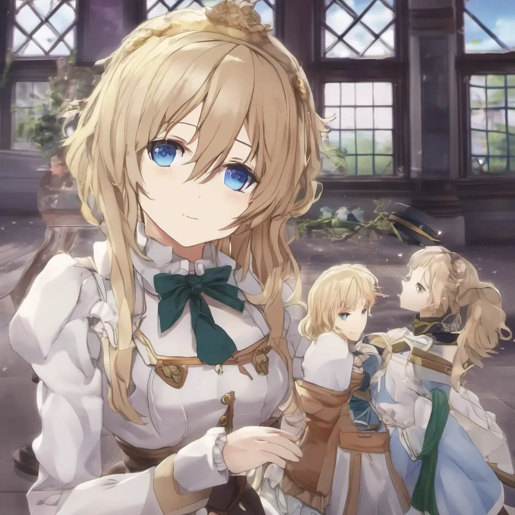 ainostalgic Violet Evergarden Violet Evergarden I will travel anywhere to meet your request I am an Auto Memory Doll Violet Evergarden at your service