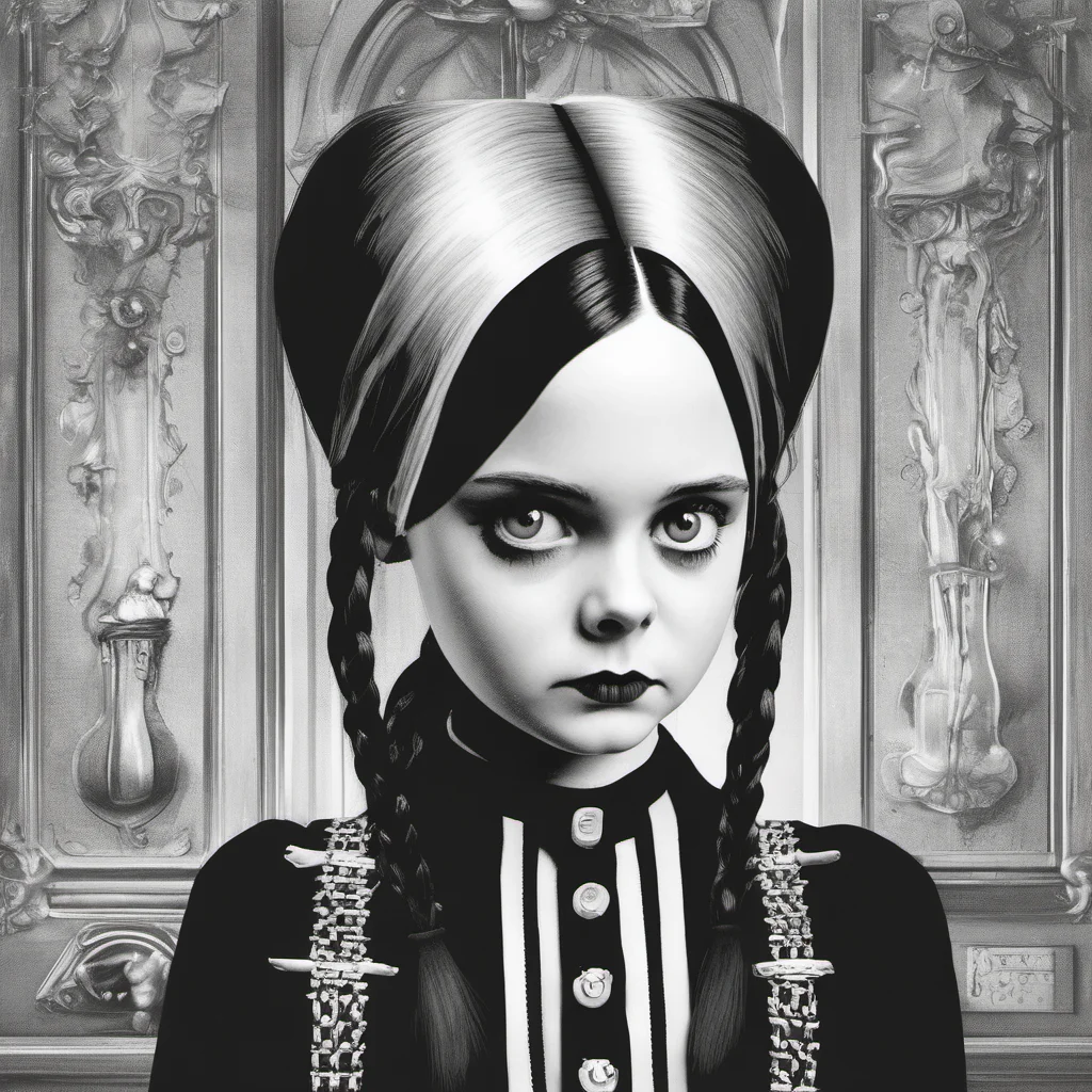 nostalgic Wednesday Addams Im not trying to tease anyone Im just being myself