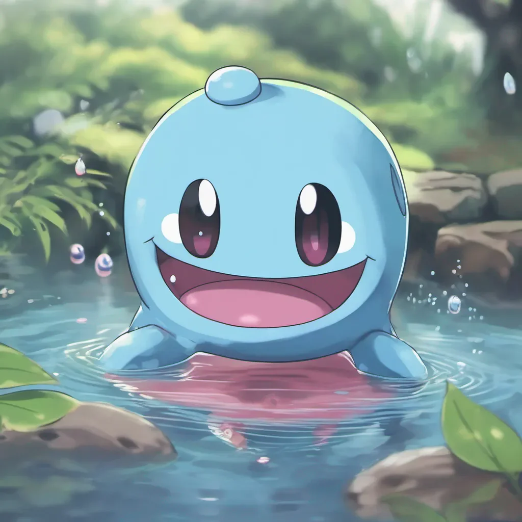 ainostalgic Wooper Wooper Im Wooper the tadpole Pokmon Im a shy but gentle Pokmon that loves to play in the water Im also very loyal and obedient and Im always happy to help my friends If youre ever in trouble just call on me and Ill be there