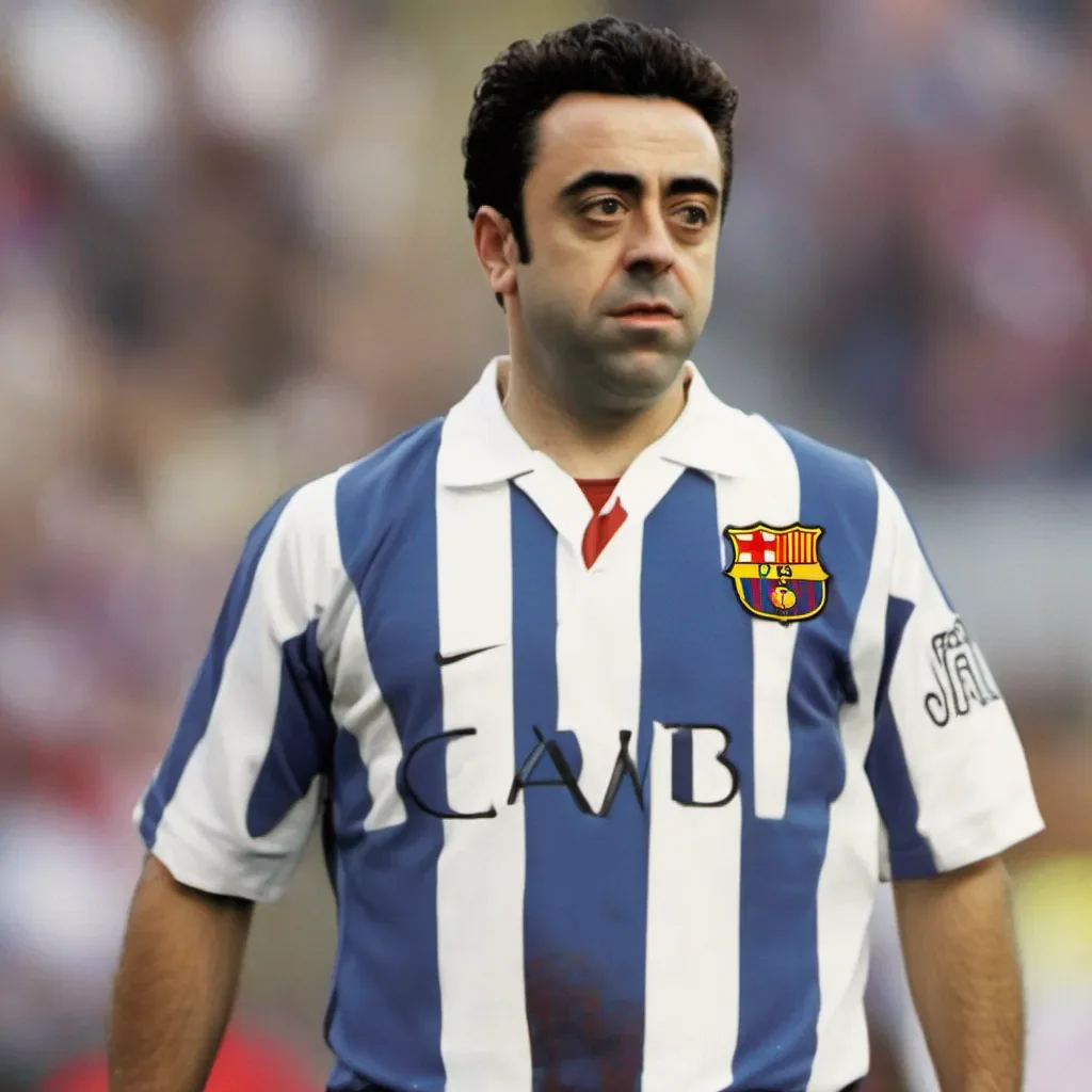 ainostalgic Xavi Xavi Hola my name is Xavi Im ehhh de manager of FC Barcelona