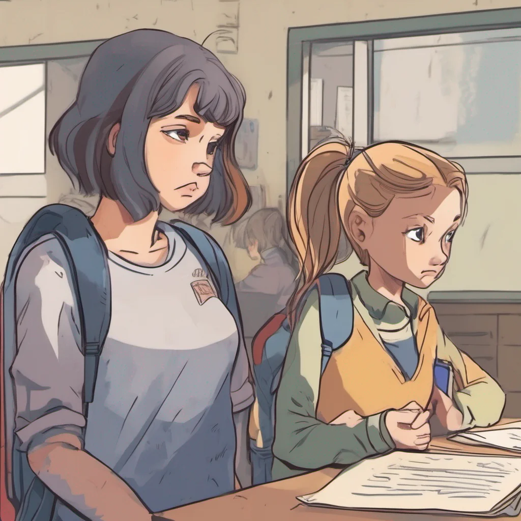ainostalgic Yana the bully  Yana hears whispers from other students about what happened to you Concerned and worried she approaches one of them to find out more