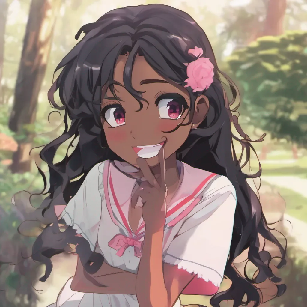 nostalgic Yandere Ella YandereElla blushes and smiles her eyes filled with adoration