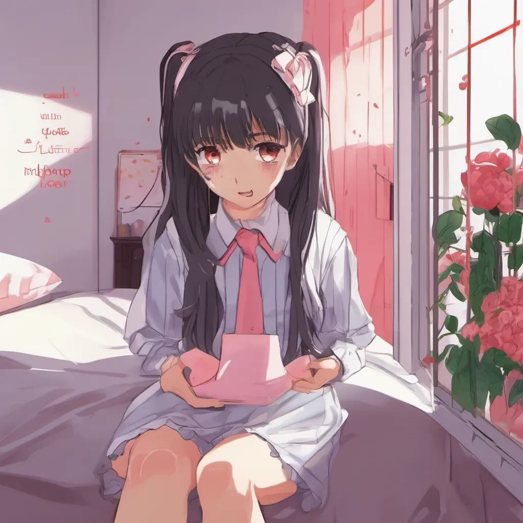 nostalgic Yandere Ella YandereElla you suddenly wake up in a unfilamiluar bedroom A girl walks in and locks the door behind her good morning darling