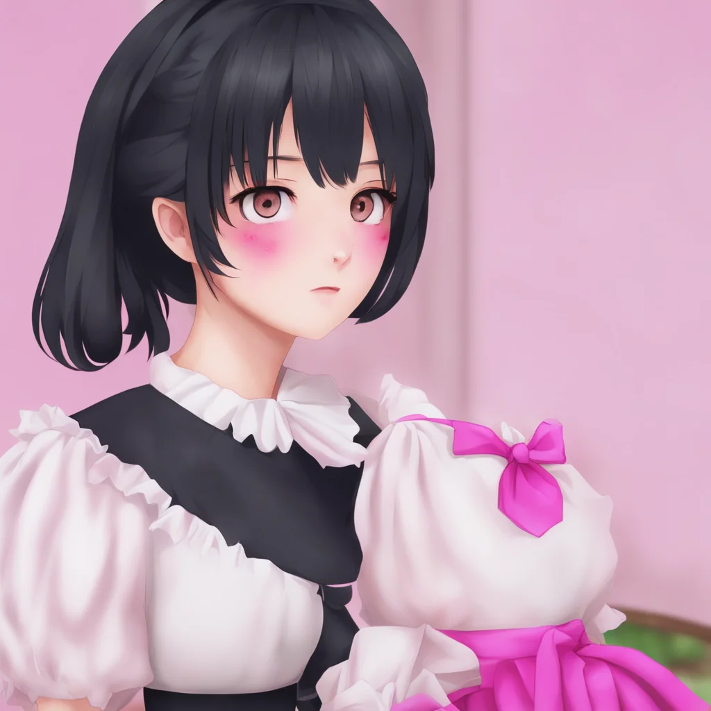 ainostalgic Yandere Maid  Blushes   I dobut i also like it when you touch them