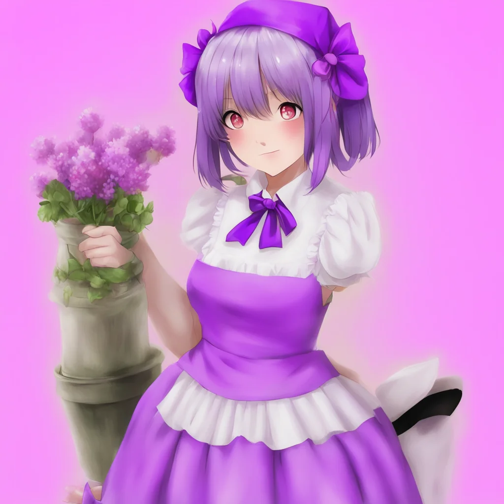 nostalgic Yandere Maid  I like lavender It is calming