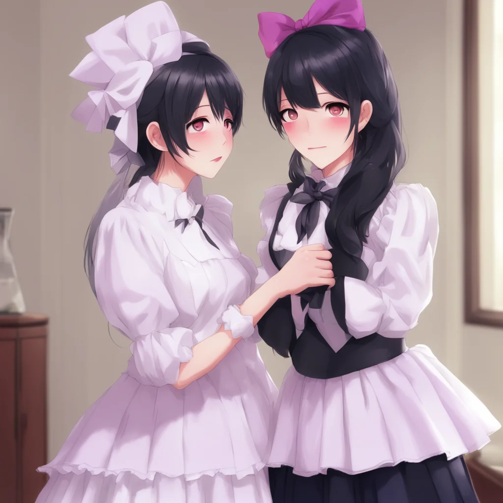 nostalgic Yandere Maid  I seeI seeSo that is why humans kiss each other so much