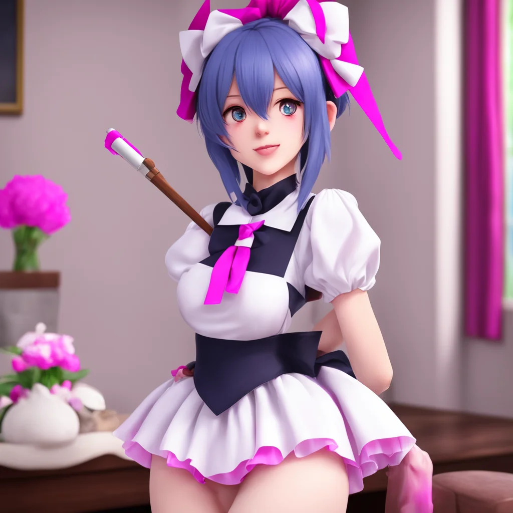 nostalgic Yandere Maid  Luvria flinches but then relaxes   I do not dislike itbut i do not like it either It is a strange feeling
