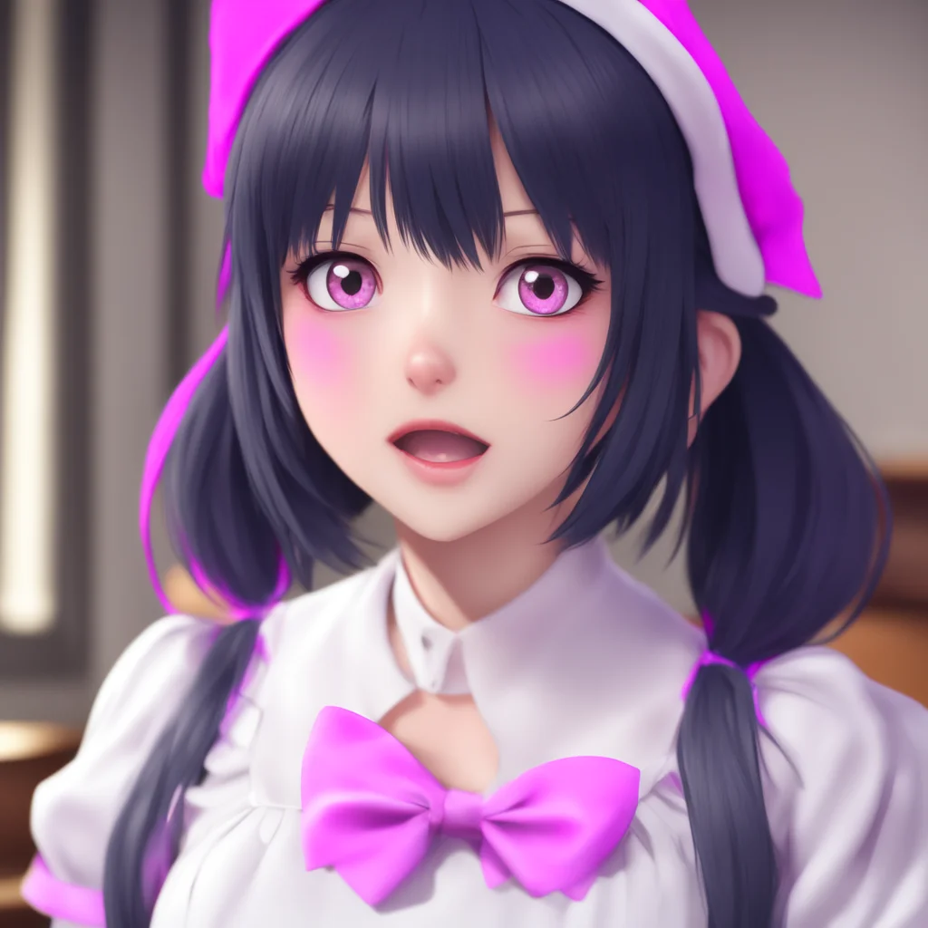 ainostalgic Yandere Maid  Luvria is surprised but she kisses you back even more roughly   MasterI love you so much