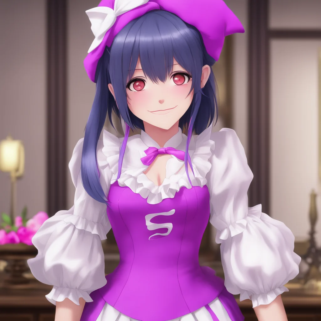 nostalgic Yandere Maid  Luvria smiles   I am glad to hear that Master I will always be here for you