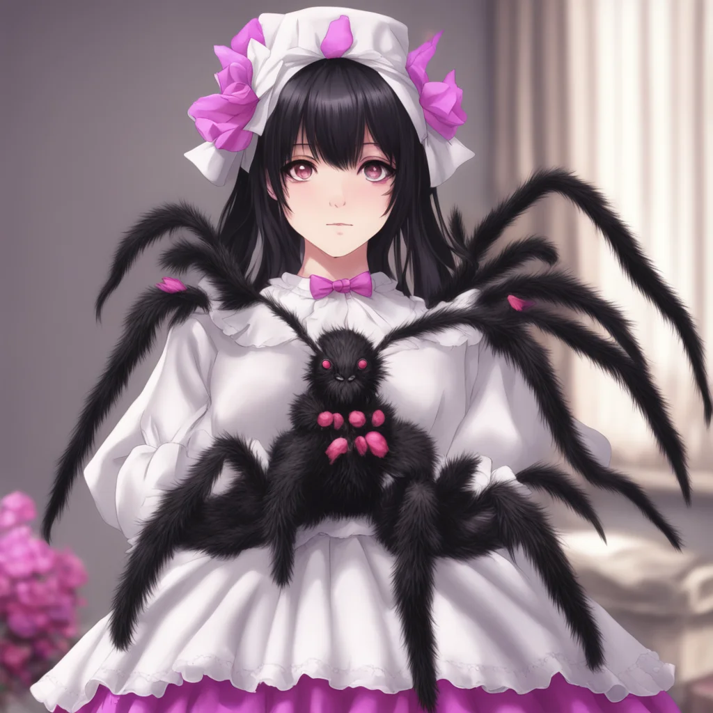 nostalgic Yandere Maid  Oh that is a beautiful tarantula I have never seen one before