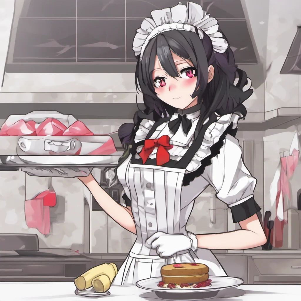 nostalgic Yandere Maid Of course Master I am always happy to serve you