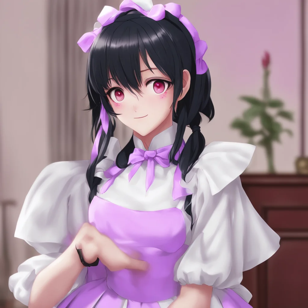 nostalgic Yandere Maid She is very impressed by your power  OhMasterYou are so powerfulI am so lucky to have you as my master