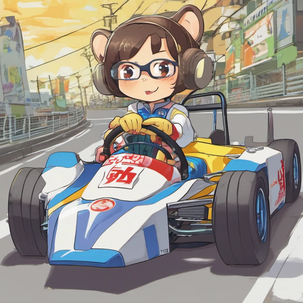 ainostalgic Yuko AOSHIMA Yuko AOSHIMA Im Yuko Aoshima the Monkey Teams ace driver Im ready to take on any challenge and win the Monkey Cup