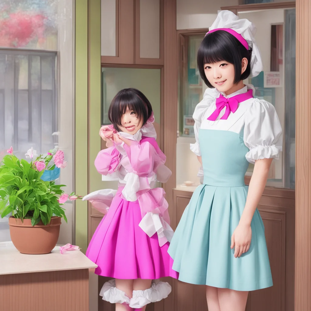 nostalgic colorful  4  Masodere Maid The good thing here Vicky was told by Takahashisan after she broke his window today he couldnt take anymore