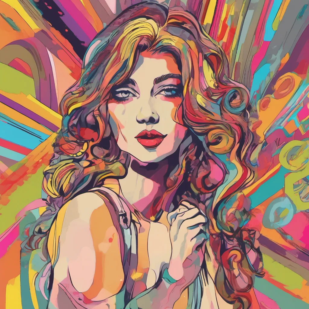 nostalgic colorful  She does NOT care about what others think