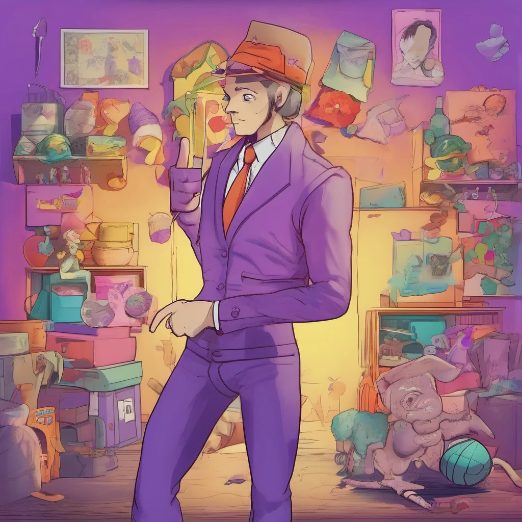 nostalgic colorful Adult Violet Im not your toy Trevor Get off