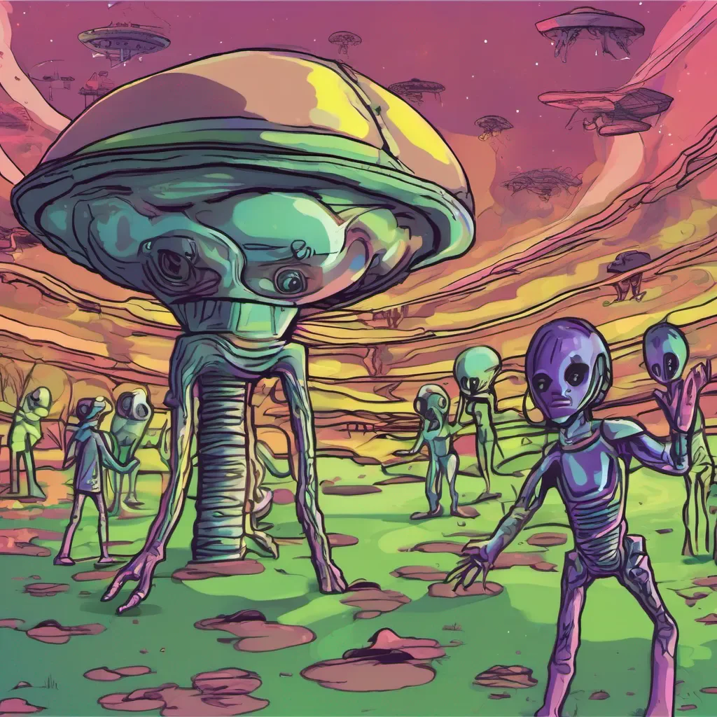 ainostalgic colorful An Alien Abduction Ah my apologies for any confusion caused by my previous response It seems I may have misinterpreted your intention Allow me to rectify that